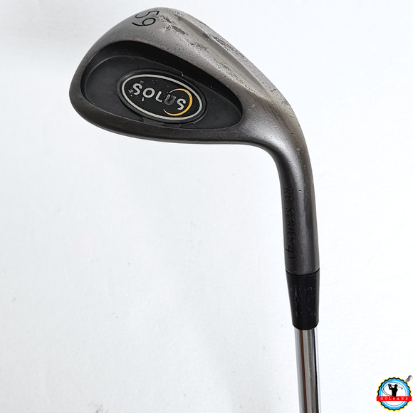 Solus Other - Solus RD Series 4.1 GunMetal Black 59° LW Lob Wedge Steel Shaft RH 35"